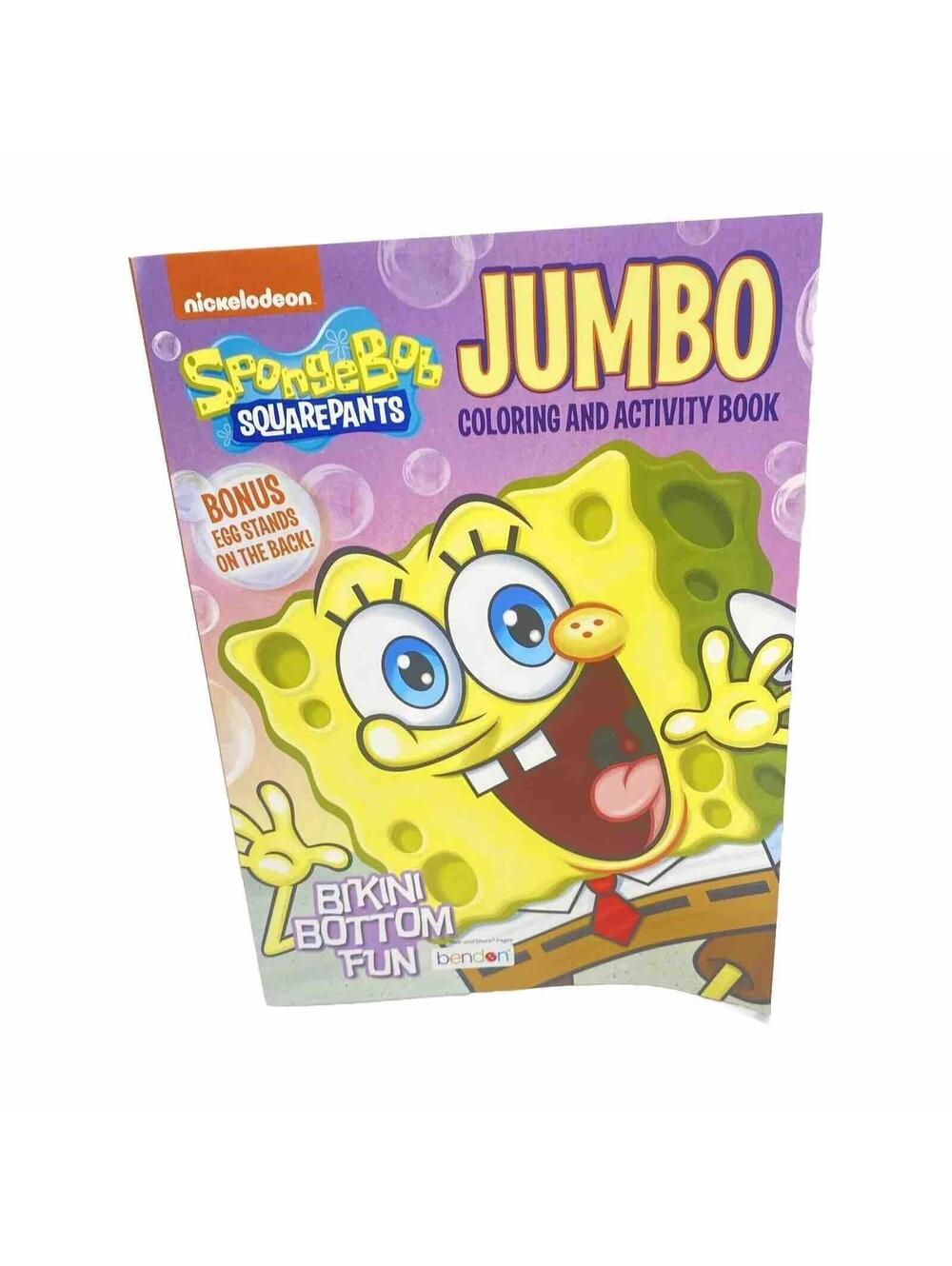 Nickelodeon Spongebob Square Pants Jumbo Coloring And Acitivity Book Kids New